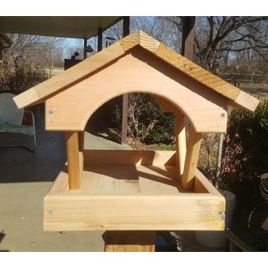 Bird Houses by Mark Fly Thru Cedar Bird Feeder