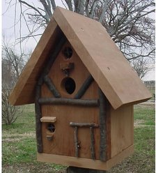 Bird Houses by Mark Forrest Lodge Bird House