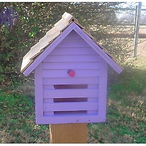 Bird Houses by Mark Homestead Ladybug Bird House, Lavender