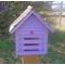 Show in main carousel: Bird Houses by Mark Homestead Ladybug Bird House, Lavender slide 1 of 4