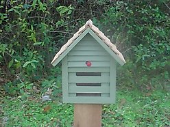 Bird Houses by Mark Homestead Ladybug Bird House, Sage