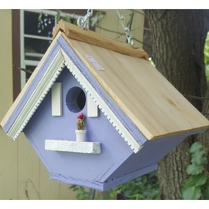 Bird Houses by Mark Victorian Wren Bird House, Lavender