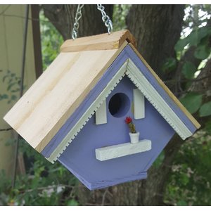 Bird Houses by Mark Victorian Wren Bird House, Lavender