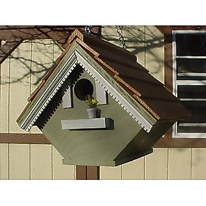 Bird Houses by Mark Victorian Wren Bird House, Sage