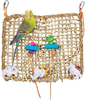 Show full view: Bird Life Natural Weave Bird Cage Climbing Mat, 13.75 x 13.75-in slide 2 of 8