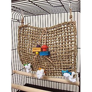 Bird Life Natural Weave Bird Cage Climbing Mat, 13.75 x 13.75-in