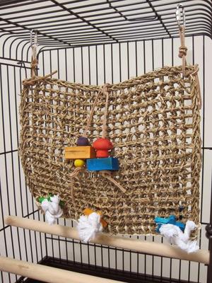 Show full view: Bird Life Natural Weave Bird Cage Climbing Mat, 13.75 x 13.75-in slide 7 of 8