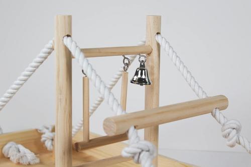 Show full view: Bird Life Penn-Plax Foldable Bird Playpen, Natural Brown, XX-Large slide 6 of 9