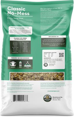 Show full view: Bird Pro Classic No-Mess Bird Food, 10-lb bag slide 2 of 3