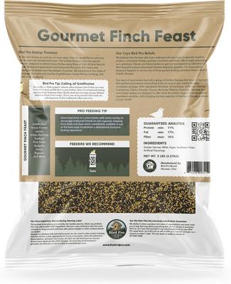 Show full view: Bird Pro Gourmet Finch Feast Holisitic Bird Food, 5-lb bag slide 2 of 3