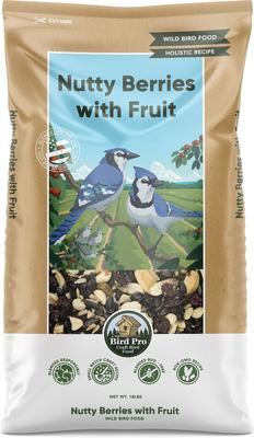 Show full view: Bird Pro Nutty Berries with Fruit Holistic Bird Food, 18-lb bag slide 1 of 5