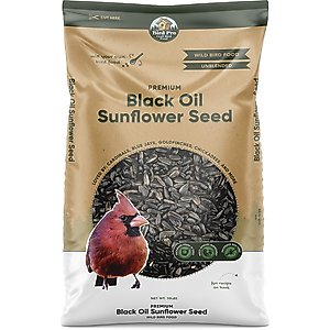 Bird Pro Premium Black Oil Sunflower Seeds Bird Food, 10-lb bag