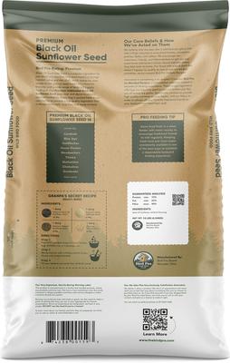 Show full view: Bird Pro Premium Black Oil Sunflower Seeds Bird Food, 10-lb bag slide 2 of 4