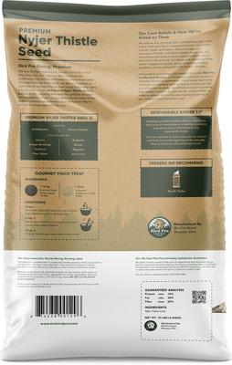 Show full view: Bird Pro Premium Nyjer Thistle Seeds Bird Food, 10-lb bag slide 2 of 4