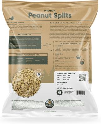 Show full view: Bird Pro Premium Peanut Splits Bird Food, 5-lb bag slide 2 of 5