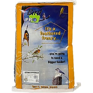 Bird Pro Premium Sunflower Chips Bird Food, 20-lb bag