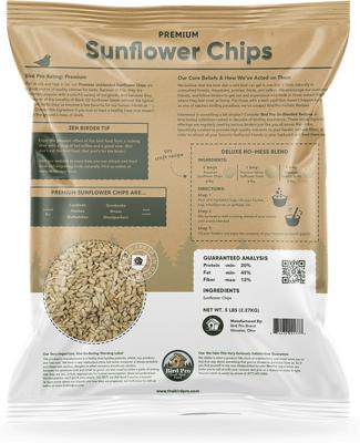 Show full view: Bird Pro Premium Sunflower Chips Bird Food, 5-lb bag slide 2 of 5