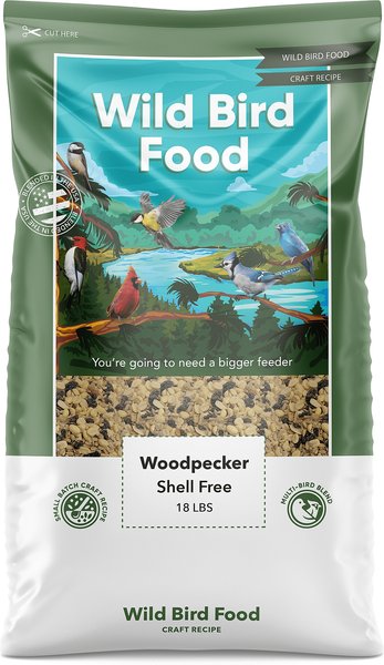 Show full view: Bird Pro Woodpecker Shell-Free Holistic Bird Food, 18-lb bag slide 1 of 3