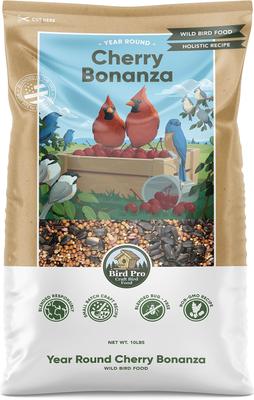 Show full view: Bird Pro Year-Round Cherry Bonanza Holistic Bird Food, 10-lb bag slide 1 of 4