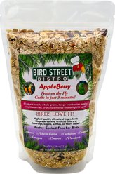 Bird Street Bistro AppleBerry Feast on the Fly Cook To Serve Bird Food, 18-oz, case of 4