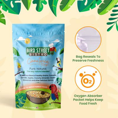 Show full view: Bird Street Bistro CinnaSpice Delight Bird Food, 14-oz bag slide 5 of 8