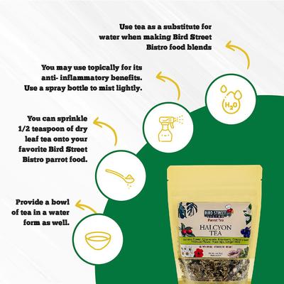 Show full view: Bird Street Bistro Halcyon Parrot Tea, 12-oz box slide 3 of 4