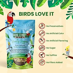 Bird Street Bistro Hearty Veggies Bird Food, 12-oz, case of 4 slide 2 of 7