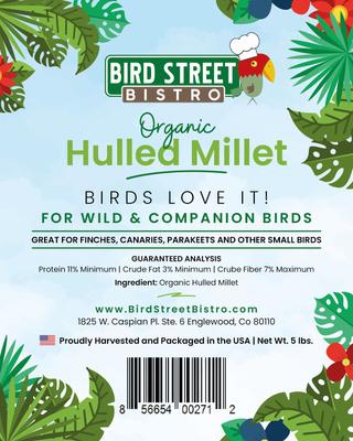 Show full view: Bird Street Bistro Organic Hulled Millet Bird Seed, 5-lb bag slide 1 of 6