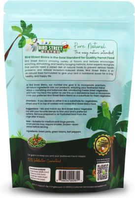 Show full view: Bird Street Bistro Peas & Bell Peppers Boost Seed Blend Pellet Bird Food, 2-oz bag slide 2 of 6