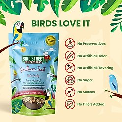 Bird Street Bistro Southern Feast Bird Food, 12-oz, case of 4 slide 2 of 7