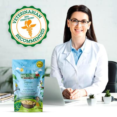 Show full view: Bird Street Bistro Tropical Feast on the Fly Bird Food, 12-oz bag slide 3 of 10