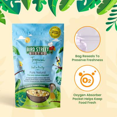 Show full view: Bird Street Bistro Tropical Feast on the Fly Bird Food, 20-oz bag slide 5 of 8