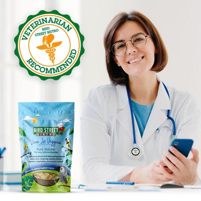 Show full view: Bird Street Bistro Viva La Veggies Bird Food, 14-oz, case of 4 slide 3 of 8