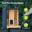 Show in main carousel: Birdfy Bamboo Smart Bird Feeder with Camera AI Lifetime Free Solar Powered Motion Detection, Black, 3.5L slide 8 of 10