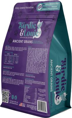 Show full view: Birdie & Louie Chicken & Brown Rice Dry Cat Food, 3.5-lb bag slide 3 of 7