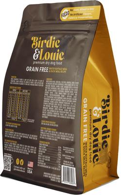 Show full view: Birdie & Louie Grain-Free Buffalo & Duck Dry Dog Food, 3.5-lb bag slide 3 of 8