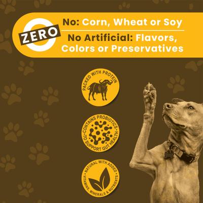 Show full view: Birdie & Louie Grain-Free Buffalo & Duck Dry Dog Food, 3.5-lb bag slide 4 of 8