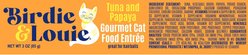 Birdie & Louie Tuna & Papaya Flavored Chunks in Gravy Canned Cat Food, 3-oz, case of 12 slide 2 of 5