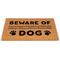 Show in main carousel: BirdRock Home Beware of Dog' Coir Doormat slide 1 of 8