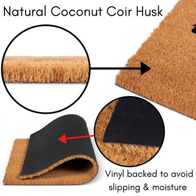 Show full view: BirdRock Home Beware of Dog' Coir Doormat slide 3 of 8