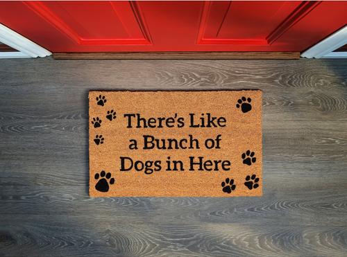 Show full view: BirdRock Home Bunch of Dogs' Coir Doormat slide 4 of 7