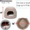Show in main carousel: BirdRock Home Cozy 2 in 1 Plush Cat & Dog Bed, Tan, 16-in slide 2 of 5