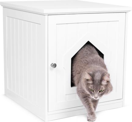 Show full view: BirdRock Home Internet's Best decorative Cat House, White slide 5 of 7