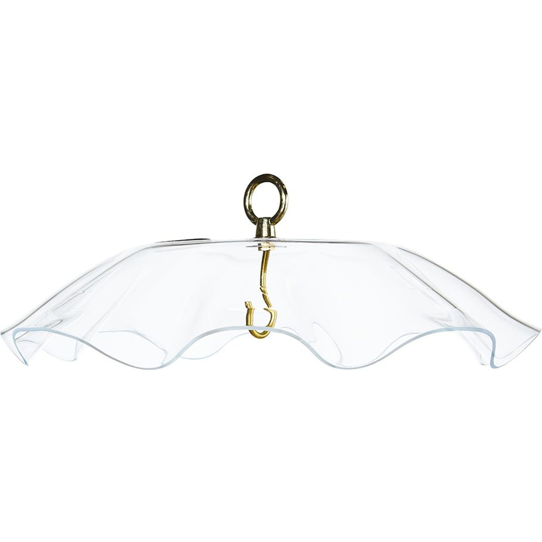 Birds Choice Acrylic Bird Feeder Weatherguard, Clear, 13-in