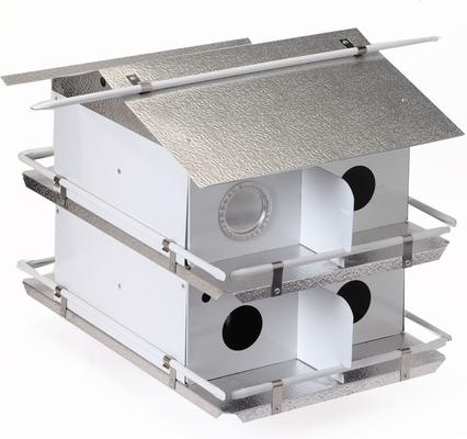 Show full view: Birds Choice Coates Original Purple Martin Bird House, White/Grey, Small slide 3 of 10