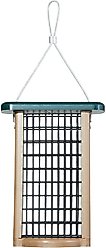Birds Choice Double Cake Suet Bird Feeder, Green, Small