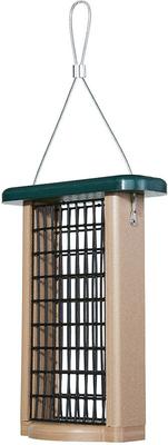 Show full view: Birds Choice Double Cake Suet Bird Feeder, Green, Small slide 2 of 10