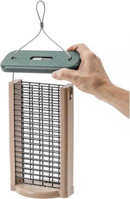 Show full view: Birds Choice Double Cake Suet Bird Feeder, Green, Small slide 5 of 10