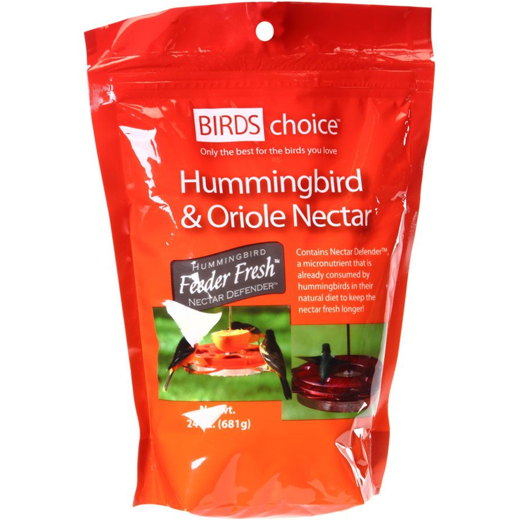 Birds Choice Hummingbird & Oriole Nectar Defender, 24-oz