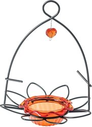 Birds Choice Oriole Flower Feeder, Orange, 3-oz